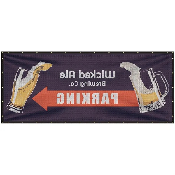 5' H x 12' W Premium Polyester Mesh Banner... from ASI 80228 Quinn