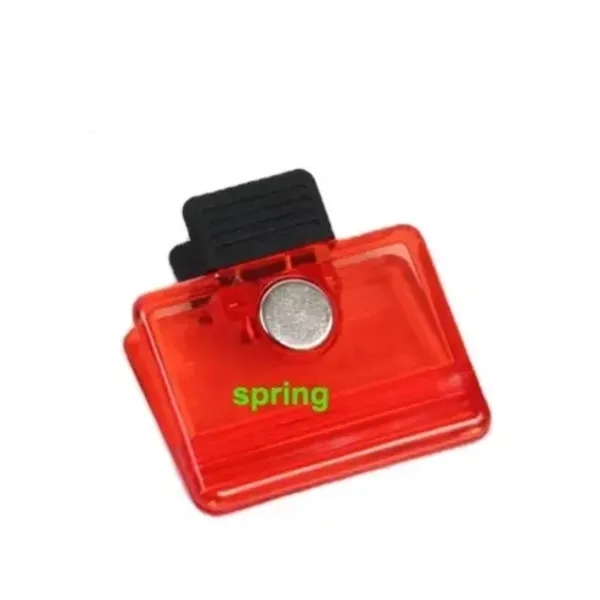 Square shaped fridge magnetic memo holder clip + 1 color silkscreen... from ASI 37218 Athena Promo (tm)