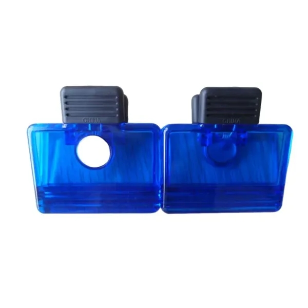 Square shaped fridge magnetic memo holder clip + 1 color silkscreen... from ASI 37218 Athena Promo (tm)