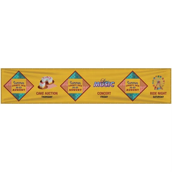 5' H x 24' W Premium Polyester Mesh Banner... from ASI 80228 Quinn