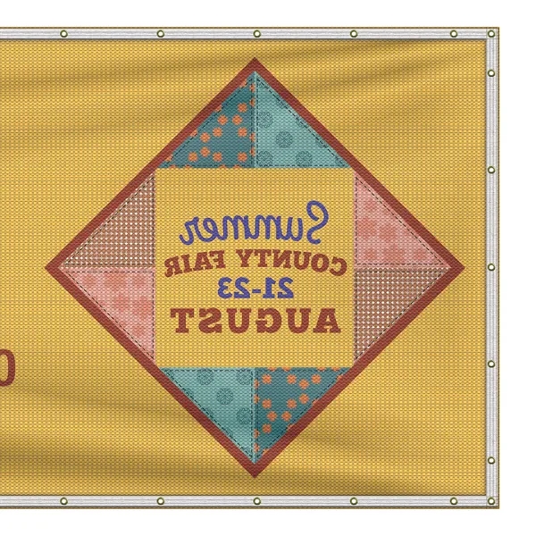 5' H x 24' W Premium Polyester Mesh Banner... from ASI 80228 Quinn