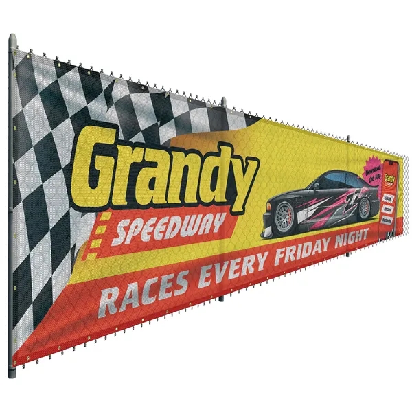 6' H x 24' W Premium Polyester Mesh Banner... from ASI 80228 Quinn