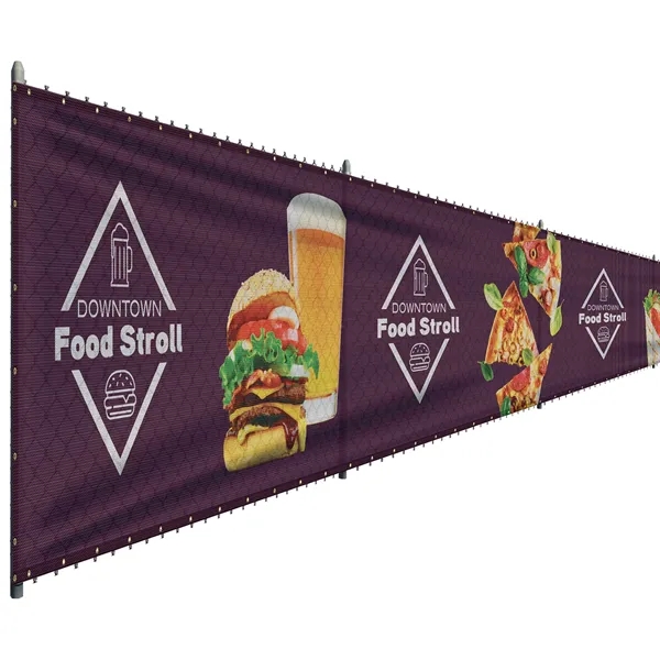 6' H x 48' W Premium Polyester Mesh Banner... from ASI 80228 Quinn