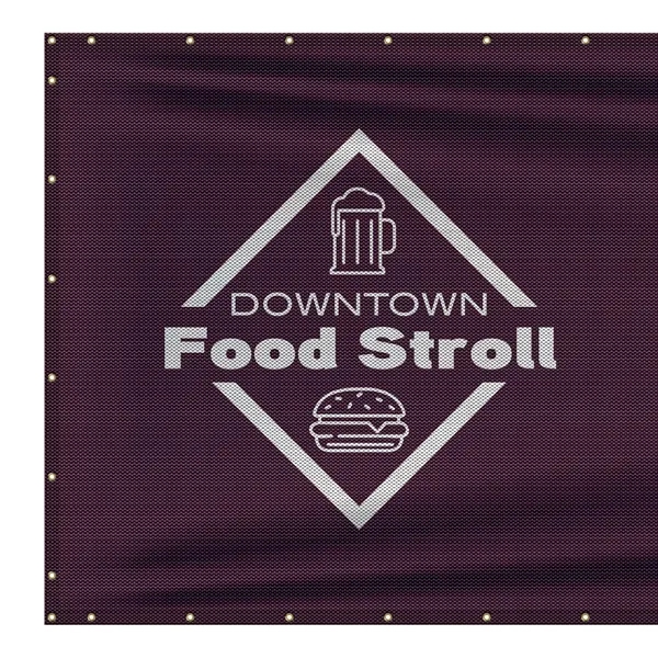 6' H x 48' W Premium Polyester Mesh Banner... from ASI 80228 Quinn