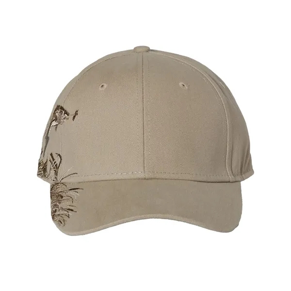 Structured, six-panel cap with trout design. Blank.... from ASI 84358 S&S Activewear