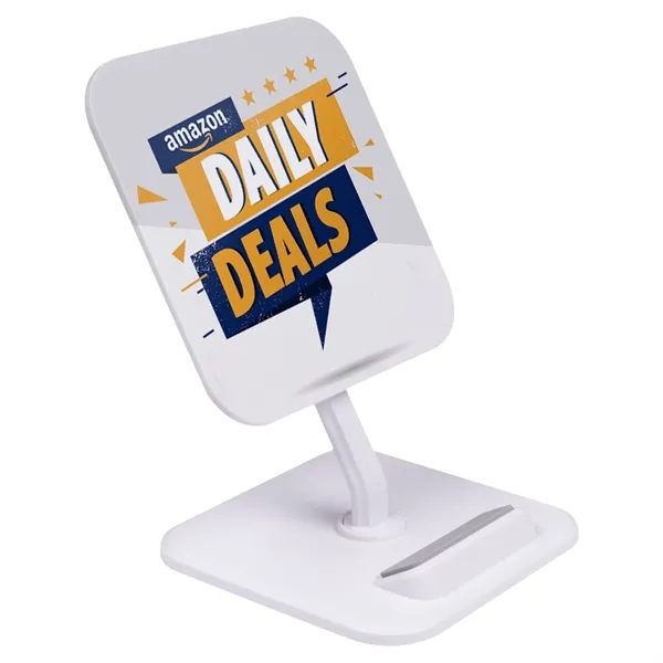 10 watts; Qi Certified; Adjustable, collapsible phone stand; Charges any wireless-enabled... from ASI 62124 iClick, Inc. / iClick®