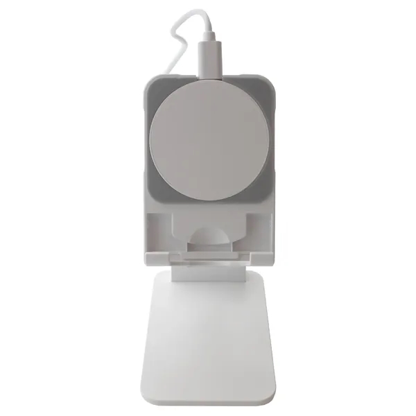 15 watts; Made with 34% verified-recycled content;Adjustable, collapsible phone stand; Removable... from ASI 62124 iClick, Inc. / iClick®