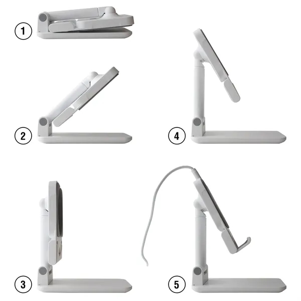 15 watts; Made with 34% verified-recycled content;Adjustable, collapsible phone stand; Removable... from ASI 62124 iClick, Inc. / iClick®