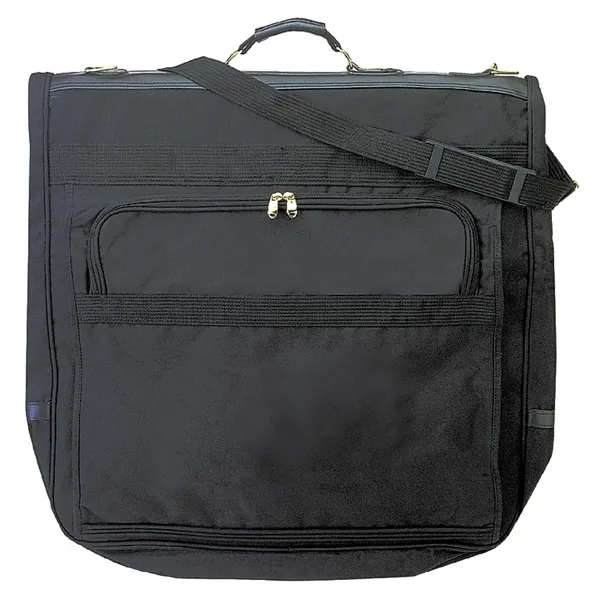 Deluxe garment bag made of 600 denier polyester with heavy vinyl.... from ASI 31517 Admart Products / Admart Line