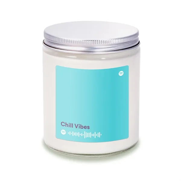 8 oz. Clear Apothecary Jar Candle - available in custom scents... from ASI 38850 Bath Promotions / Bath Promotions