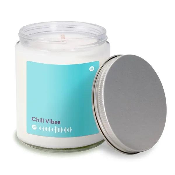 8 oz. Clear Apothecary Jar Candle - available in custom scents... from ASI 38850 Bath Promotions / Bath Promotions