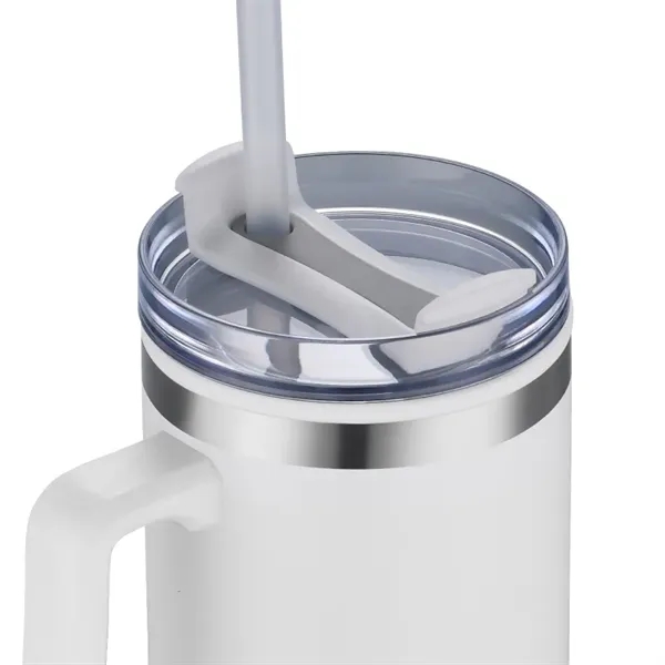 40 oz. double walled travel mug made of stainless steel and... from ASI 57655 STOPNGO Line