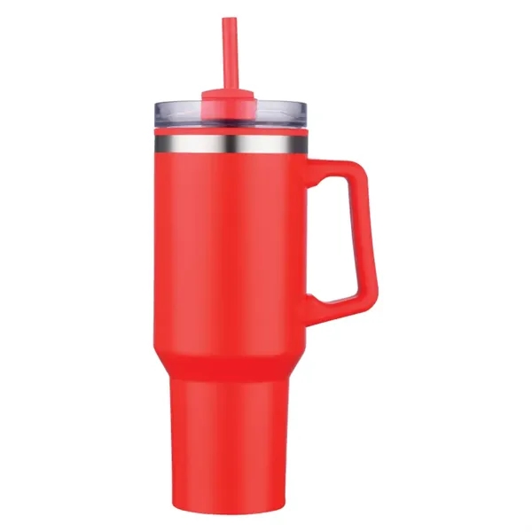 40 oz. double walled travel mug made of stainless steel and... from ASI 57655 STOPNGO Line