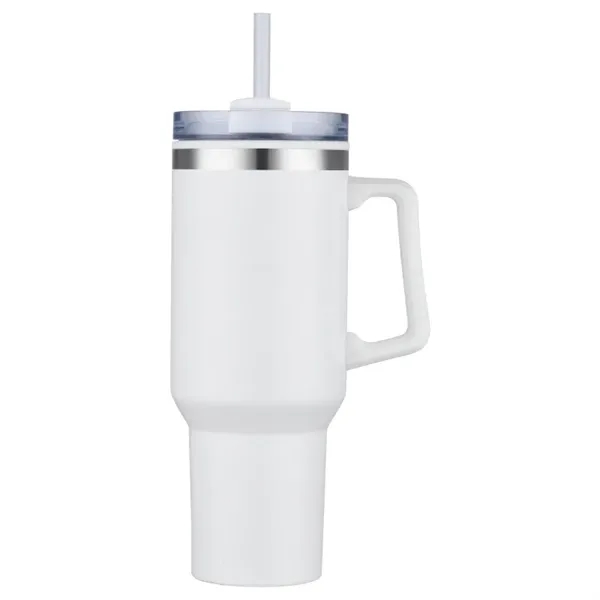 40 oz. double walled travel mug made of stainless steel and... from ASI 57655 STOPNGO Line