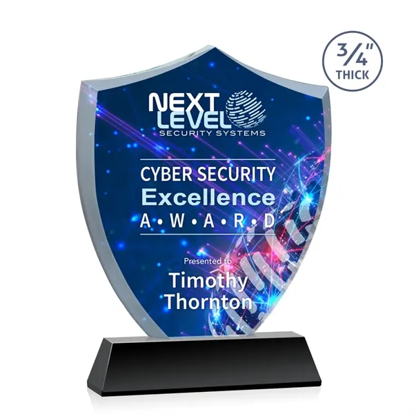 Scudo Shield VividPrint™ Award on Newhaven - Black... from ASI 84592 St Regis Group / St Regis