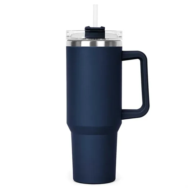 40oz - Stainless Double Wall Handle Tumbler.... from ASI 74741 NVS Promo Designs, Inc. / NVS Promo