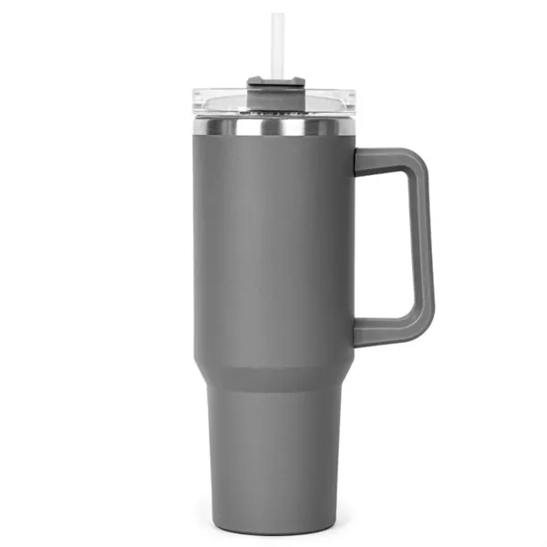 40oz - Stainless Double Wall Handle Tumbler.... from ASI 74741 NVS Promo Designs, Inc. / NVS Promo