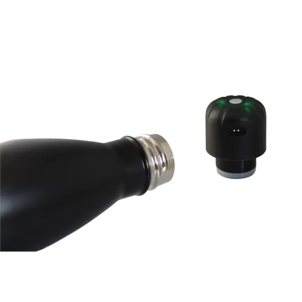 17oz - Stainless Sanitizer Bottle with UV Light Cap.... from ASI 74741 NVS Promo Designs, Inc. / NVS Promo