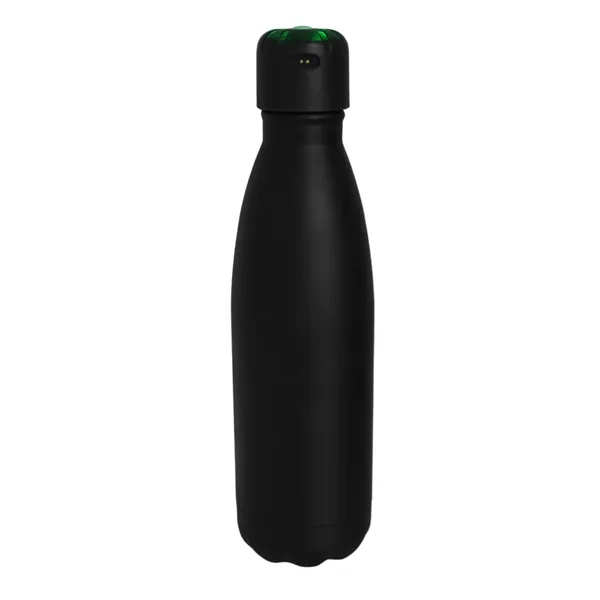 17oz - Stainless Sanitizer Bottle with UV Light Cap.... from ASI 74741 NVS Promo Designs, Inc. / NVS Promo