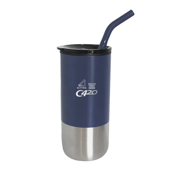 18oz - Stainless Combo Tumbler.... from ASI 74741 NVS Promo Designs, Inc. / NVS Promo