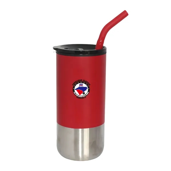 18oz - Stainless Combo Tumbler.... from ASI 74741 NVS Promo Designs, Inc. / NVS Promo