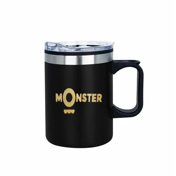 14oz - Stainless Combo Coffee Mug.... from ASI 74741 NVS Promo Designs, Inc. / NVS Promo