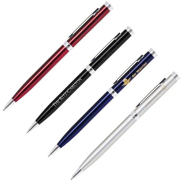 Luxury twist action pen with chrome trims... from ASI 34800 Alstar Creations