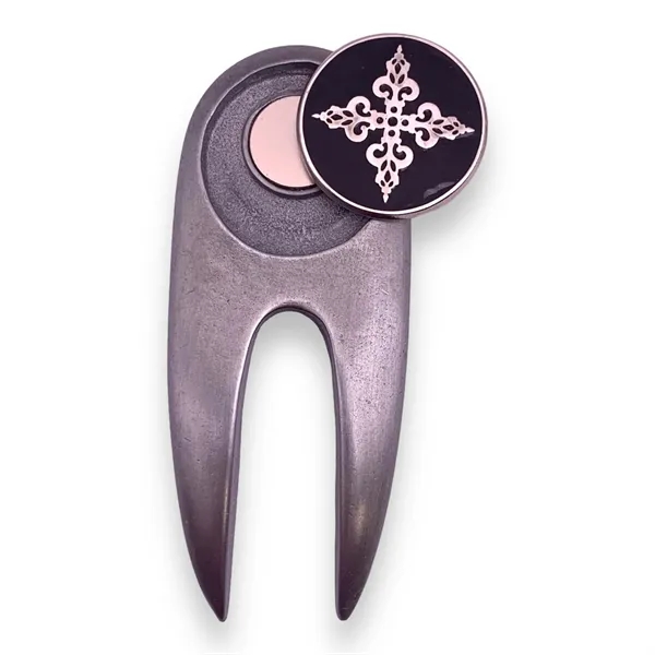Cast divot tool with die struck removable magnetic ball marker.... from ASI 96235 Wehr Industries Inc
