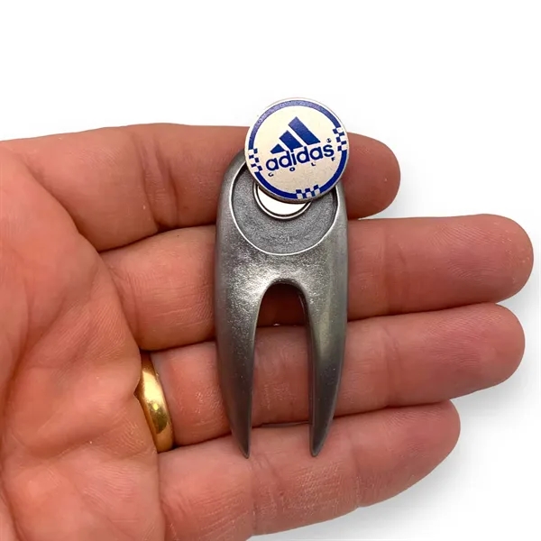 Cast divot tool with die struck removable magnetic ball marker.... from ASI 96235 Wehr Industries Inc