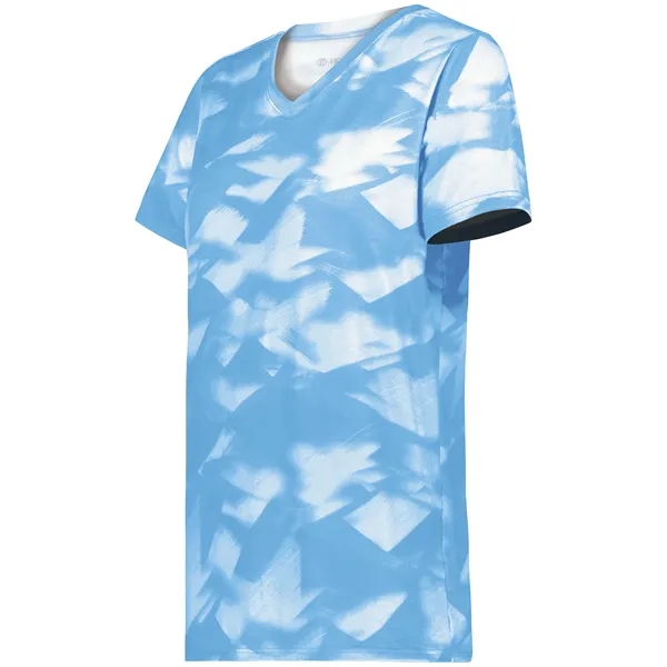 The Ladies Stock Poly Tee is made from a 5.6-ounce blend... from ASI 37461 Augusta Sportswear / Holloway Sportswear