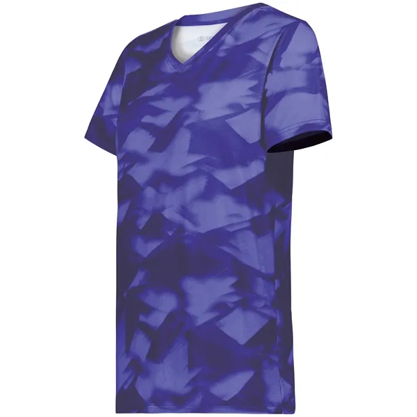 The Ladies Stock Poly Tee is made from a 5.6-ounce blend... from ASI 37461 Augusta Sportswear / Holloway Sportswear