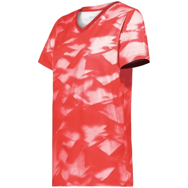 The Ladies Stock Poly Tee is made from a 5.6-ounce blend... from ASI 37461 Augusta Sportswear / Holloway Sportswear