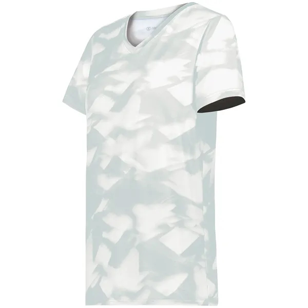 The Ladies Stock Poly Tee is made from a 5.6-ounce blend... from ASI 37461 Augusta Sportswear / Holloway Sportswear