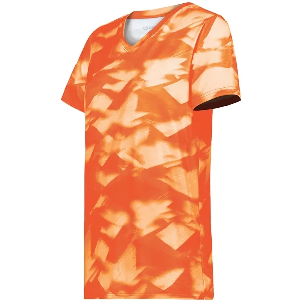 The Ladies Stock Poly Tee is made from a 5.6-ounce blend... from ASI 37461 Augusta Sportswear / Holloway Sportswear