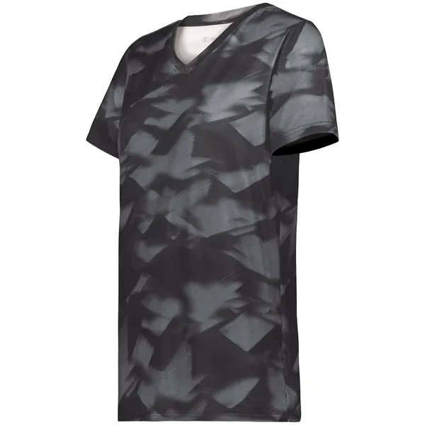 The Ladies Stock Poly Tee is made from a 5.6-ounce blend... from ASI 37461 Augusta Sportswear / Holloway Sportswear