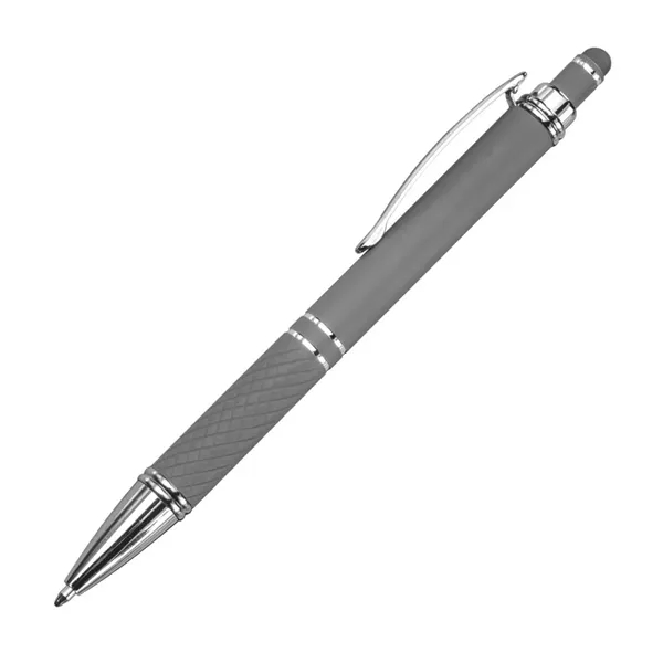 The Lewis Metal Pen features matte-finished rubber coating that combines with... from ASI 84592 St Regis Group