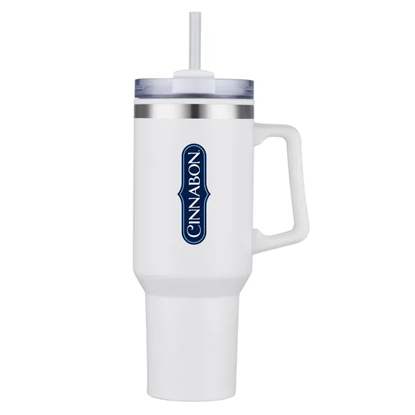 40 oz stainless steel vacuum insulated travel tumbler. Great for hot... from ASI 30112 ACE Products / Ace Line