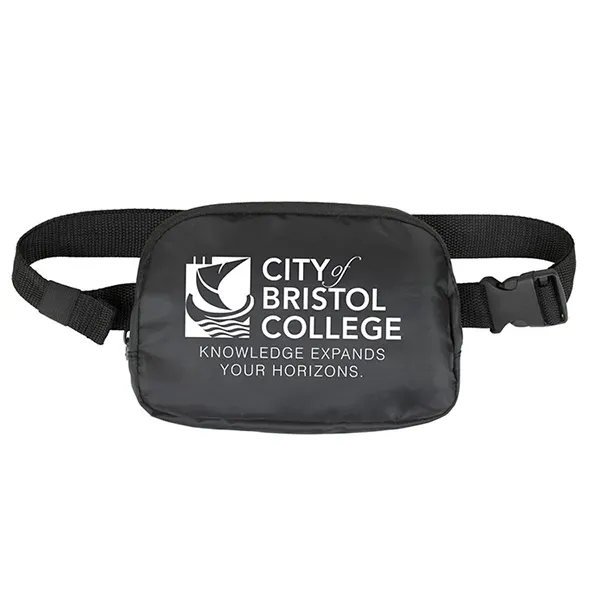 Crossbody or waist bag with an adjustable 44" single strap with... from ASI 62660 Innovation Line