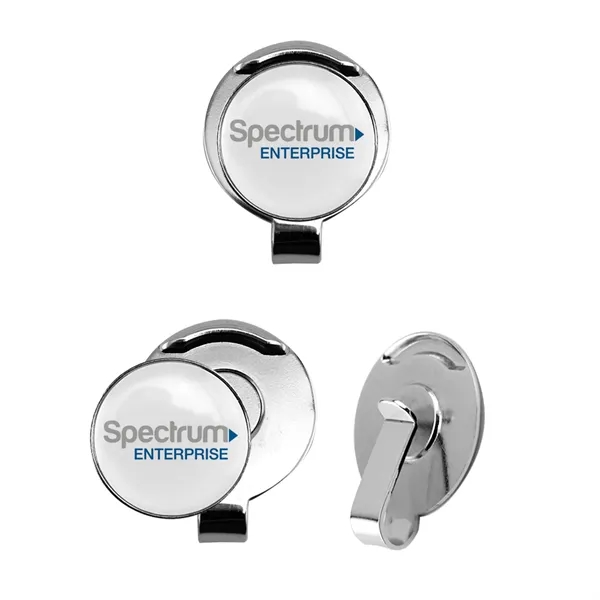 1.125" x 1" alloy metal golf hat clip with removable ball... from ASI 52263 EMT / EMT