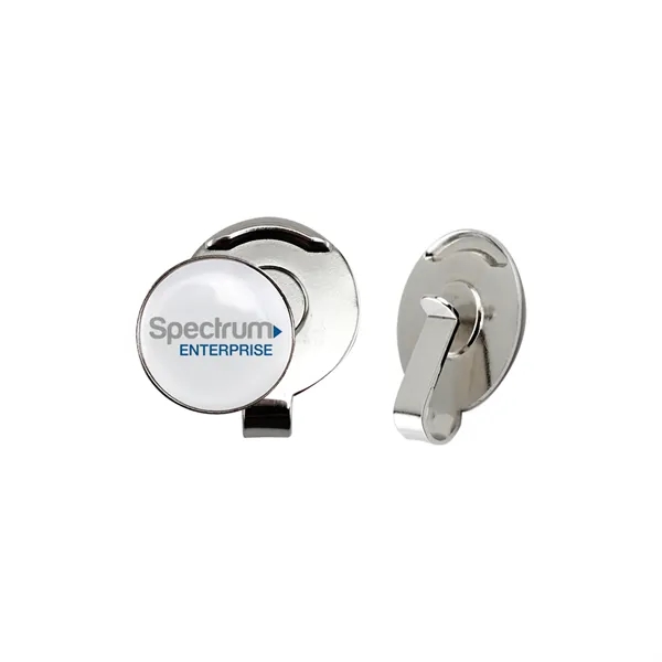 1.125" x 1" alloy metal golf hat clip with removable ball... from ASI 52263 EMT / EMT