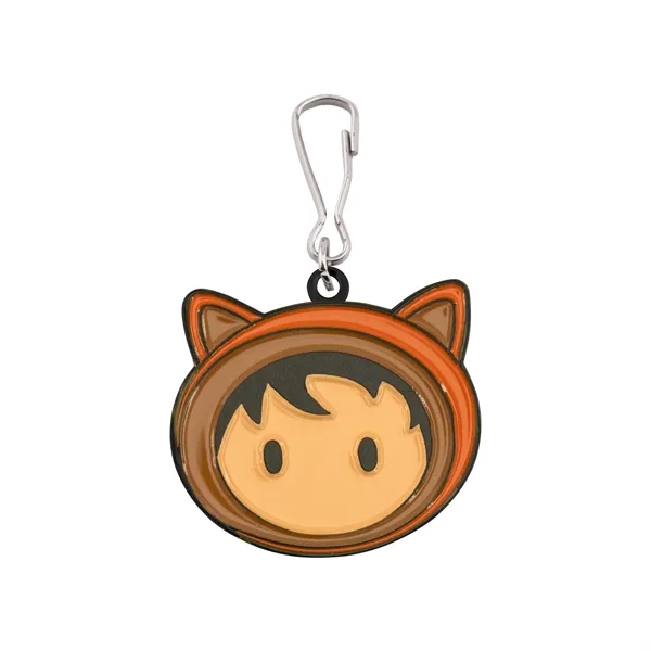 Custom Die Cast Zipper Pull with choice of metal finishes and... from ASI 52263 EMT / EMT