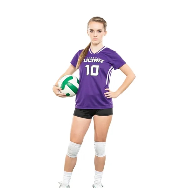 Make an impact in the Ladies Full Force Short Sleeve Jersey.... from ASI 37461 Augusta Sportswear