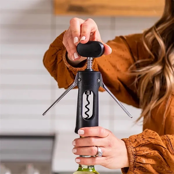 The Rabbit Wing Corkscrew is a two-in-one tool that makes opening... from ASI 61005 Hirsch Gift Inc