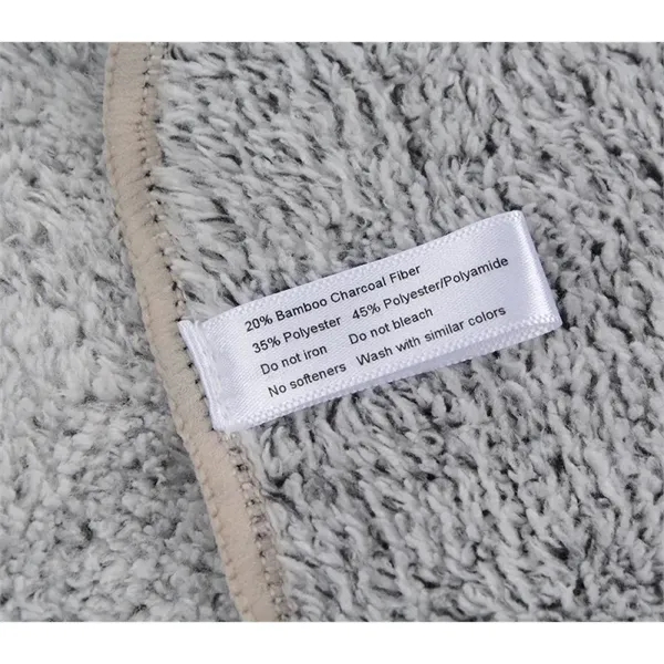 Eco-friendly bamboo fiber SPA face cleaning towel plus full color print... from ASI 37218 Athena Promo (tm)