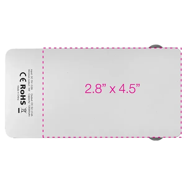 10,000mAh; 5 Watts; UL Listed; Made with 29% verified-recycled; Combination Wireless... from ASI 62124 iClick, Inc. / iClick®