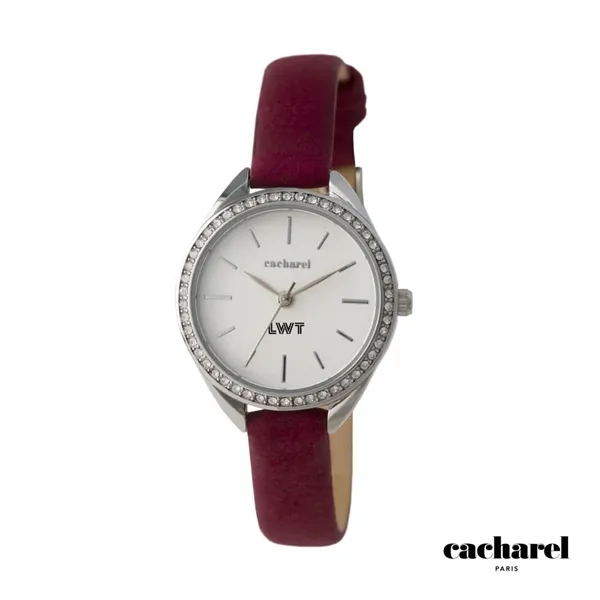 This Cacharel® Iris watch features a classic frame, enhanced by a... from ASI 84592 St Regis Group