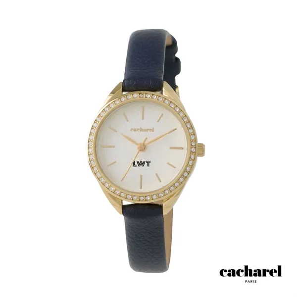 This Cacharel® Iris watch features a classic frame, enhanced by a... from ASI 84592 St Regis Group