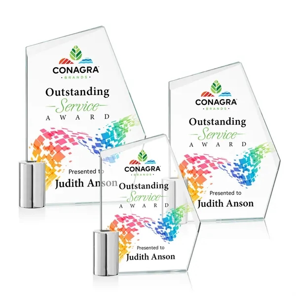 The Oklahoma VividPrint™ Award is a unique Starfire Crystal award features... from ASI 84592 St Regis Group / St Regis