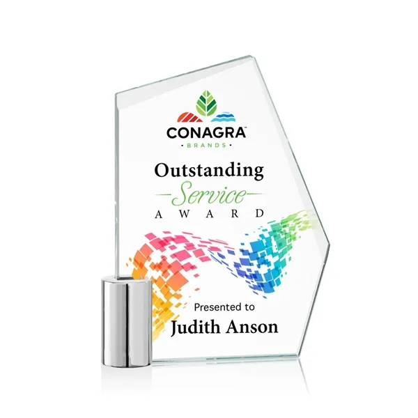 The Oklahoma VividPrint™ Award is a unique Starfire Crystal award features... from ASI 84592 St Regis Group / St Regis
