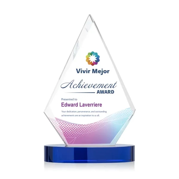 The Starfire Crystal Sarasota  VividPrint™ Award is a magnificent diamond... from ASI 84592 St Regis Group / St Regis